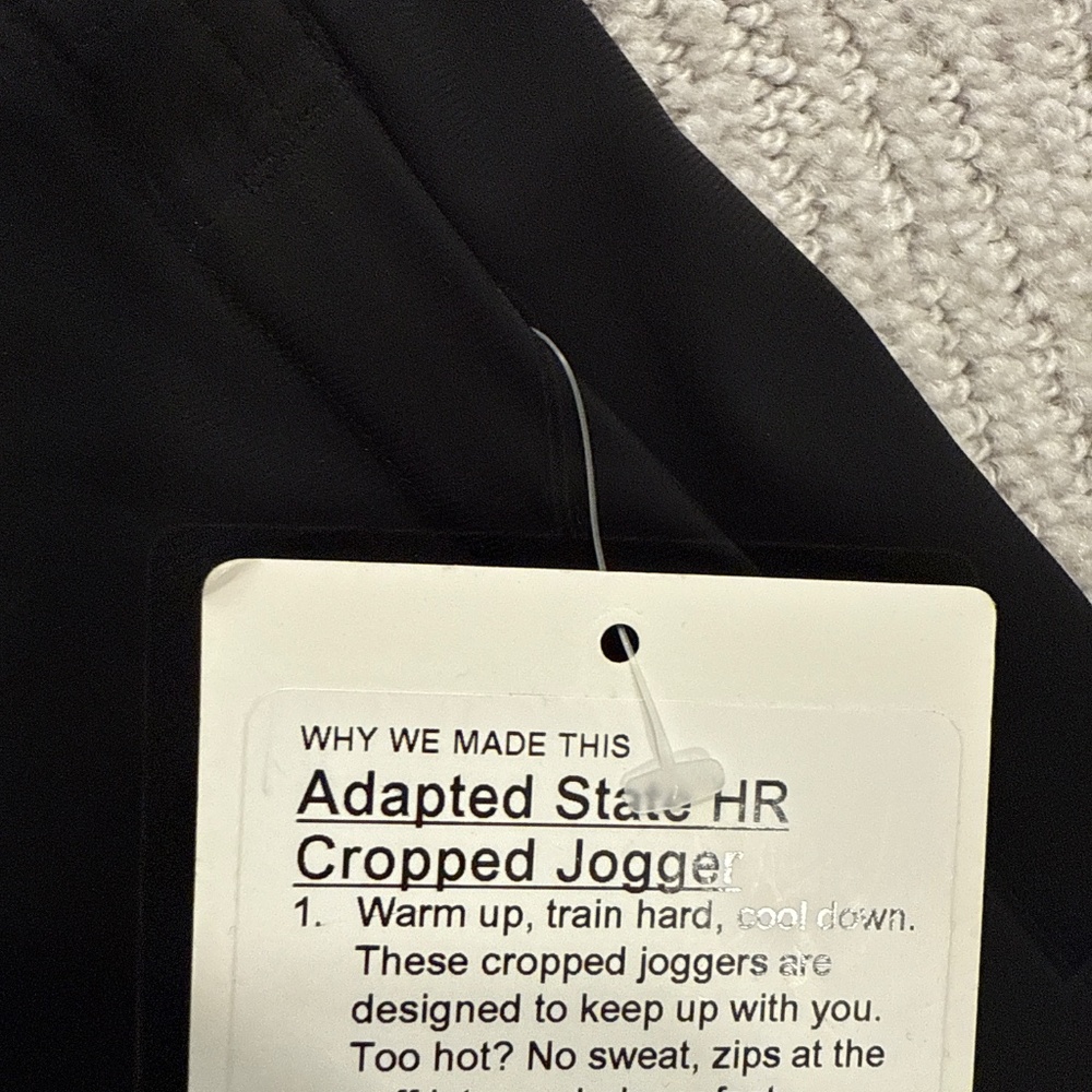 NWT Lululemon Hawaii Adapted State Cropped Joggers - Picture 2 of 4